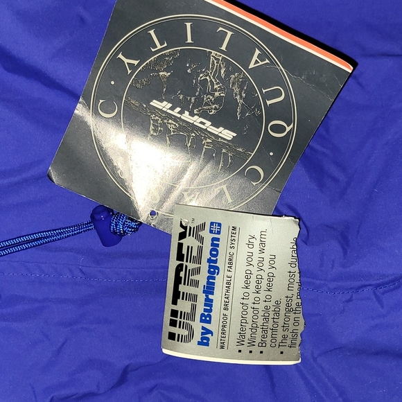 Vintage.  DEADSTOCK.  SPORTIF. Waterproof Nylon Pants. Size 38. - Picture 2 of 9